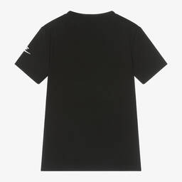 Nike-Boys Black Swoosh T-Shirt | Childrensalon Outlet