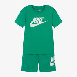 Nike Boys Blue Swoosh Shorts Set Childrensalon Outlet