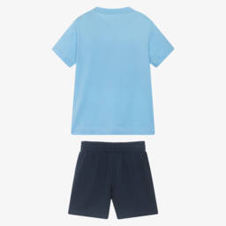 نايك-طقم قطعتين للأولاد بلون كحلي مع شعار | Childrensalon Outlet