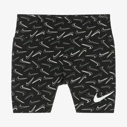 Nike-Girls Black Cotton Shorts | Childrensalon Outlet