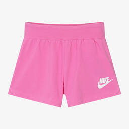 Nike Girls Pink Cotton Jersey Shorts