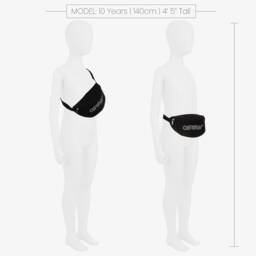 Off-White-Boys Black Logo Waist Bag | Childrensalon Outlet