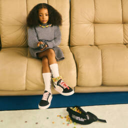 Off-White-Boys Black Logo Waist Bag | Childrensalon Outlet