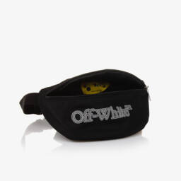 Off-White-Boys Black Logo Waist Bag | Childrensalon Outlet