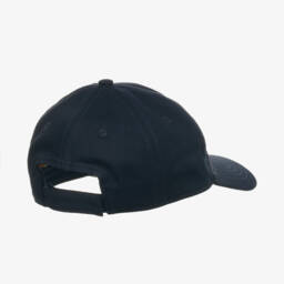 Off-White-Boys Navy Cotton Baseball Cap | Childrensalon Outlet
