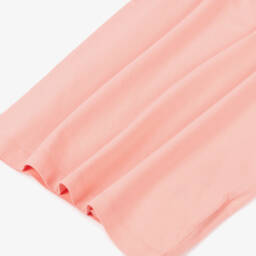 Off-White-Платье из хлопка розовое с логотипом для девочек | Childrensalon Outlet