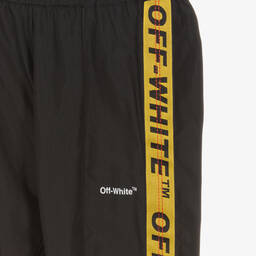 Off-White-Черные брюки в индустриальном стиле | Childrensalon Outlet