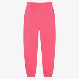 Off-White-Teen Girls Pink Cotton Joggers | Childrensalon Outlet