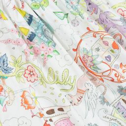 Oilily-Хлопковая юбка с принтом Fairytale | Childrensalon Outlet