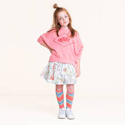 Oilily-Хлопковая юбка с принтом Fairytale | Childrensalon Outlet