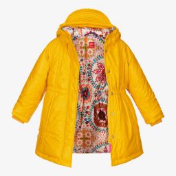 Oilily-Желтый утепленный дождевик для девочек | Childrensalon Outlet