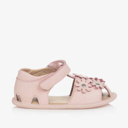 Old Soles-Baby Girls Pink Leather Sandals | Childrensalon Outlet