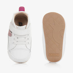 Old Soles-Белые кроссовки-пинетки для девочек | Childrensalon Outlet