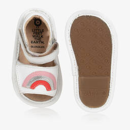 أولد سولز-صندل جلد لون أبيض للمولودات | Childrensalon Outlet