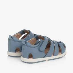 Old Soles-Blue Leather Baby Sandals | Childrensalon Outlet