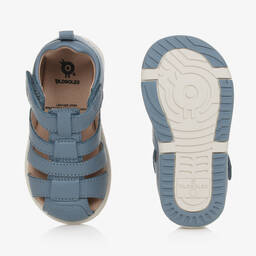 Old Soles-Blue Leather Baby Sandals | Childrensalon Outlet
