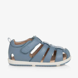 Old Soles-Blue Leather Baby Sandals | Childrensalon Outlet