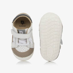 Old Soles-Boys Ivory & Beige Leather Walkers | Childrensalon Outlet
