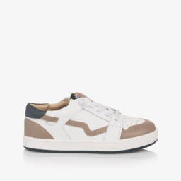 Old Soles-Кремовые и серо-коричневые кожаные туфли для мальчиков | Childrensalon Outlet