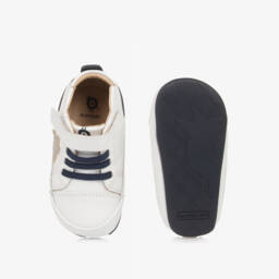 Old Soles-Boys Navy Ivory Leather Walkers | Childrensalon Outlet