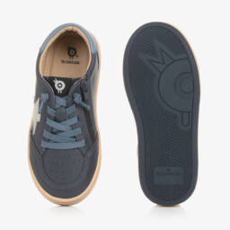 أولد سولز-حذاء رياضي بطبعة نجمة جلد لون كحلي | Childrensalon Outlet