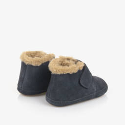 أولد سولز-حذاء جلد شامواه لون كحلي لمرحلة بدء المشي للأطفال | Childrensalon Outlet