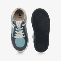 Old Soles-Boys Stylish Blue Canvas Sneakers | Childrensalon Outlet
