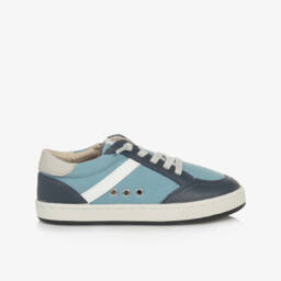 Old Soles-Boys Stylish Blue Canvas Sneakers | Childrensalon Outlet