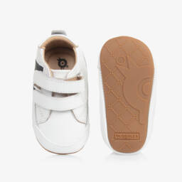 Old Soles-Boys White Leather First Walkers | Childrensalon Outlet