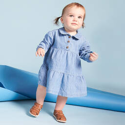 أولد سولز-صندل جلد لون بني لمرحلة بدء المشي للأطفال | Childrensalon Outlet