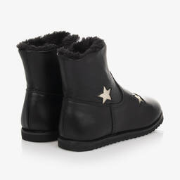 Old Soles-Черные кожаные ботинки для девочек | Childrensalon Outlet