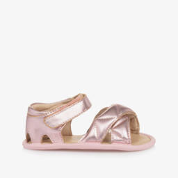 Old Soles-Блестящие розовые сандалии для малышей девочек | Childrensalon Outlet