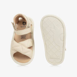 Old Soles-Girls Ivory Leather First Steps | Childrensalon Outlet