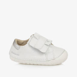 Old Soles-Girls Ivory Leather Pre-Walker Shoes | Childrensalon Outlet