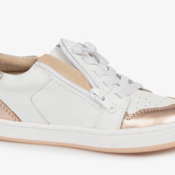 Old Soles-Кремовые кроссовки с кружевом и розовым золотом для девочек | Childrensalon Outlet