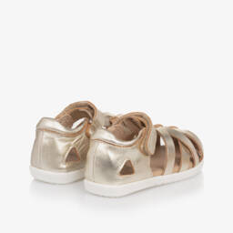 Old Soles-Girls Luxurious Gold Leather Walkers | Childrensalon Outlet