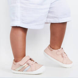 Old Soles-Girls Metallic Pink Leather Shoes | Childrensalon Outlet