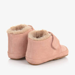 Old Soles-Светло-розовые кожаные ботинки-пинетки | Childrensalon Outlet