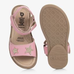 Old Soles-Girls Pink Leather Sandals | Childrensalon Outlet