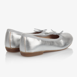 أولد سولز-باليرينا جلد لون فضّي للبنات | Childrensalon Outlet