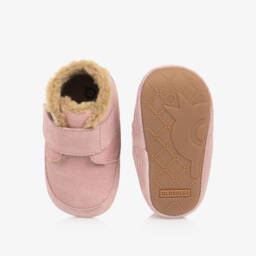 أولد سولز-حذاء لمرحلة بدء المشي جلد شامواه لون زهري | Childrensalon Outlet