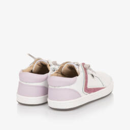 Old Soles-Girls Sparkling Ivory & Blush Sneakers | Childrensalon Outlet