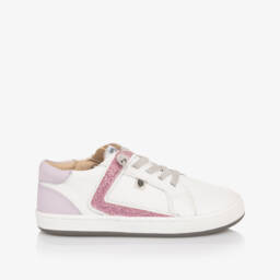 Old Soles-Girls Sparkling Ivory & Blush Sneakers | Childrensalon Outlet