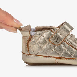 Old Soles-Золотистые пинетки для малышей | Childrensalon Outlet