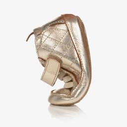 Old Soles-Золотистые пинетки для малышей | Childrensalon Outlet