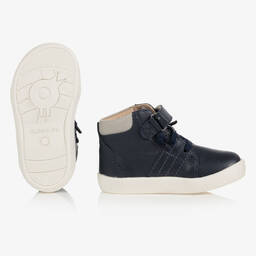 Old Soles-بوت جلد لون كحلي لمرحلة بدء المشي للمواليد | Childrensalon Outlet