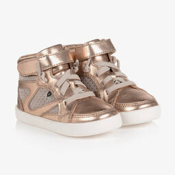 Old Soles-Rose Gold High-Top Trainers | Childrensalon Outlet