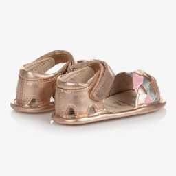 Old Soles-Кожаные сандалии цвета розового золота для малышей | Childrensalon Outlet