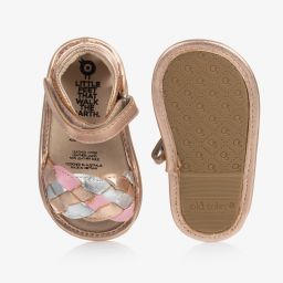 Old Soles-Кожаные сандалии цвета розового золота для малышей | Childrensalon Outlet