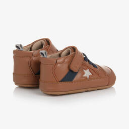 Old Soles-Коричневые кроссовки-пинетки из кожи | Childrensalon Outlet